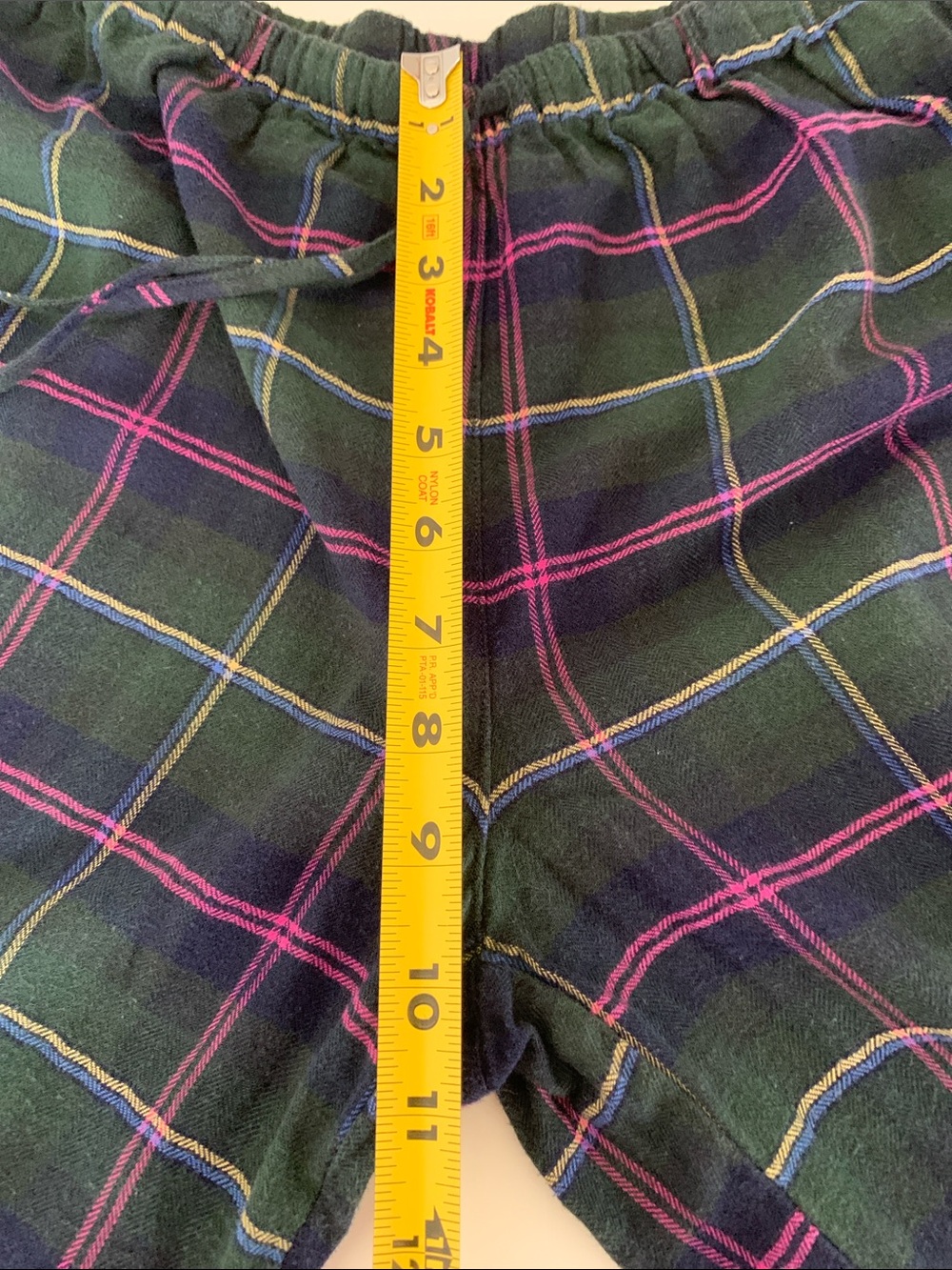 Lauren Ralph Lauren Women Green Plaid Pajama Set with Pink Accents Size S - Picture 10 of 12